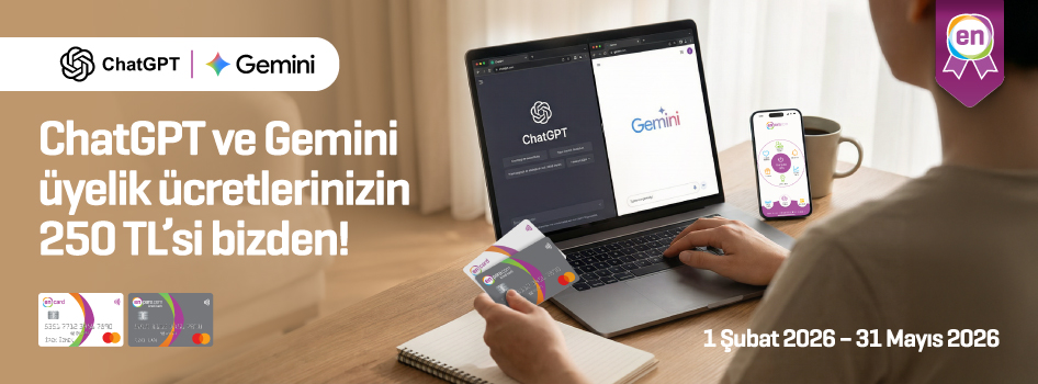 ChatGPT ve Gemini üyelik ücretlerinizin 250 TL’si bizden!