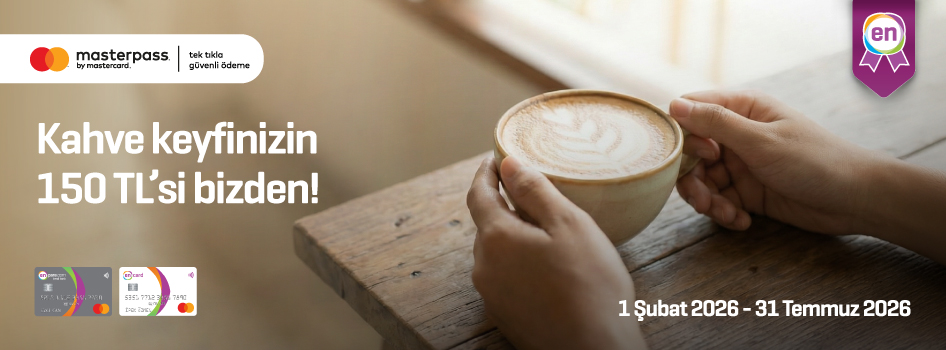 Kahve keyfinizin 150 TL’si bizden!