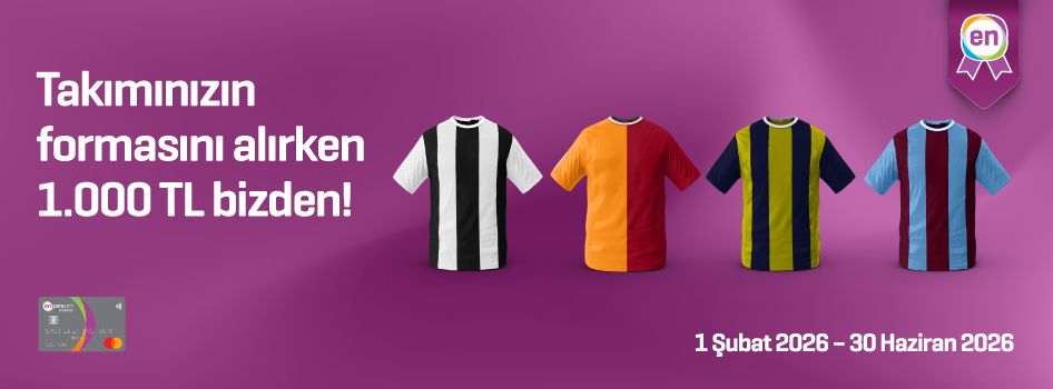 Takımınızın formasını alırken 1.000 TL bizden!