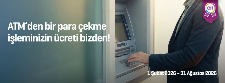 QNB dışı ATM’lerden 1 adet para çekme işleminizin ücreti bizden!