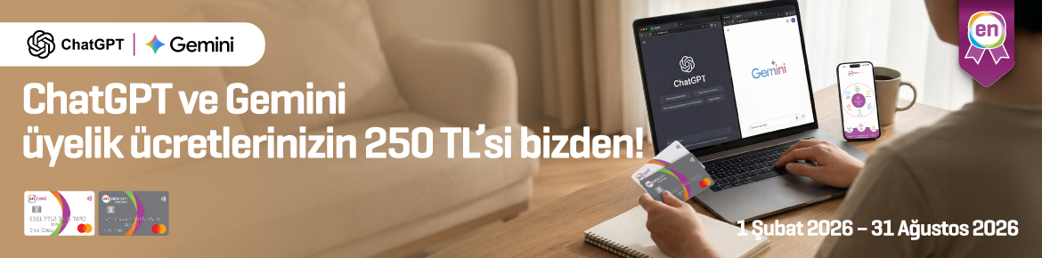 ChatGPT ve Gemini üyelik ücretlerinizin 250 TL’si bizden!