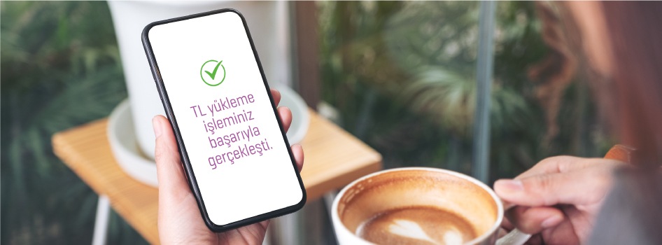 Cep telefonuna TL yükleme işlemleri
