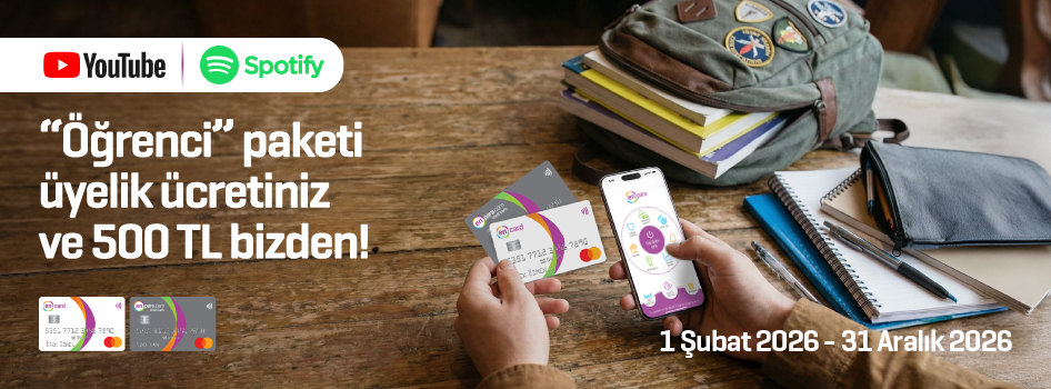 “Öğrenci” paketi üyelik ücretiniz + 500 TL bizden!