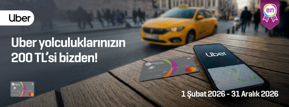 Uber yolculuklarınızın 200 TL’si bizden!